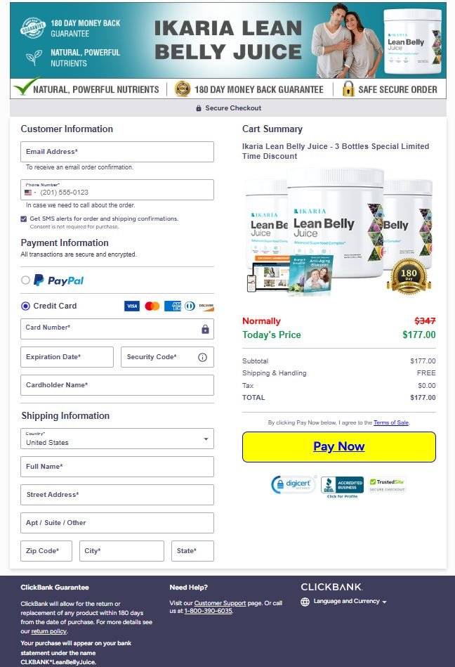 ikaria juice safe checkout